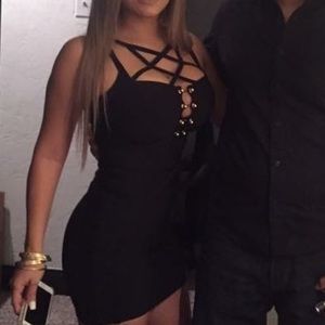 Bebe black dress